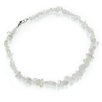 Бусы из херкимерского алмаза